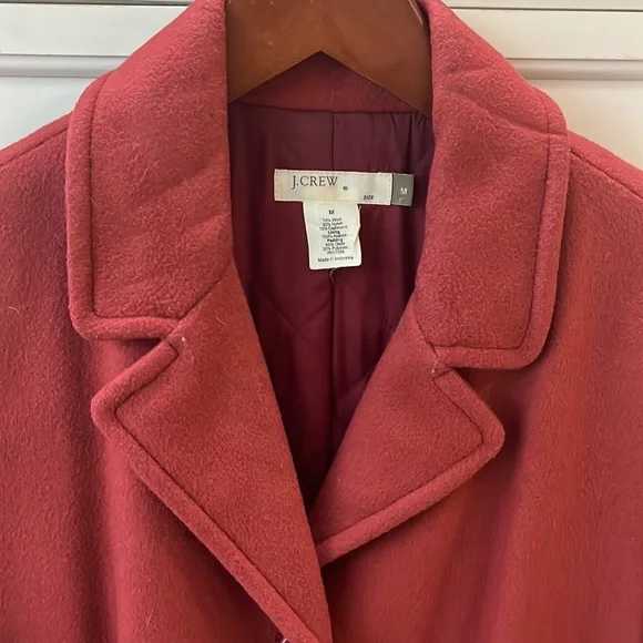 J Crew classic-fit peacoat (size M) - Picture 2 of 4